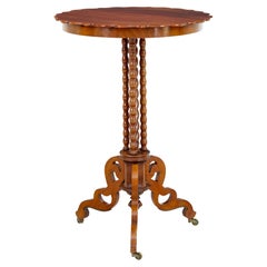 Antique Late 19th century mahogany bobbin turned occasional table
