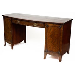 Late 19th Century Mahogany Bowfront Sideboard