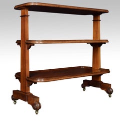 Late 19th Century Mahogany Buffet or Drinks Trolley