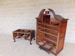 Late 19th Century Mahogany Chippendale Style Highboy Attributed to Sypher & Co.