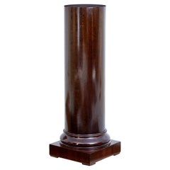 Late 19th Century Mahogany Column Pedestal