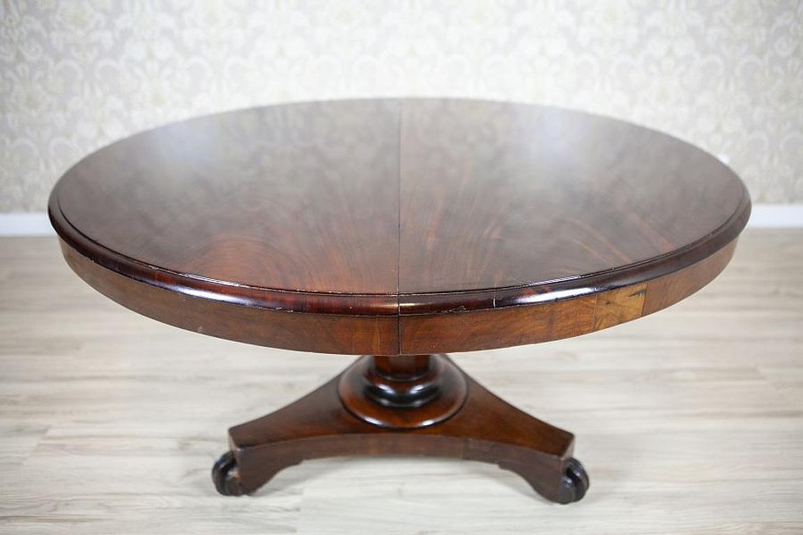 Late-19th Century Mahogany Extendable Table in the Biedermeier Style 5