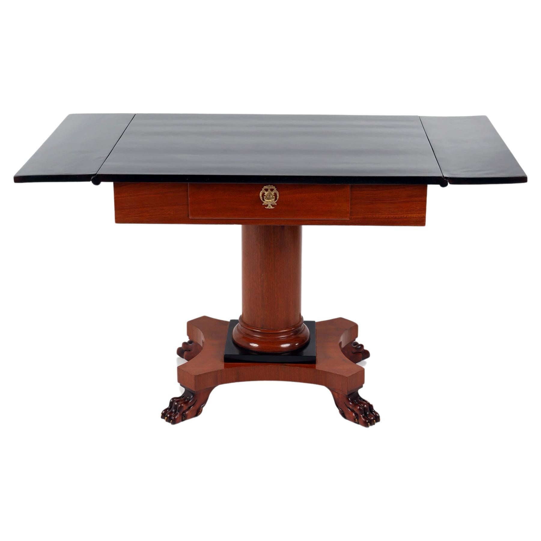 Late 19th Century Mahogany Flap Coffee Table