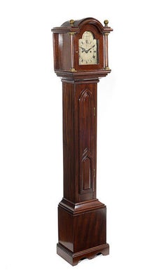 Late 19th Century Mahogany Grandmother Clock
