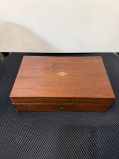 Late 19th Century Mahogany Grooming and Medical Traveling Kit 15pc