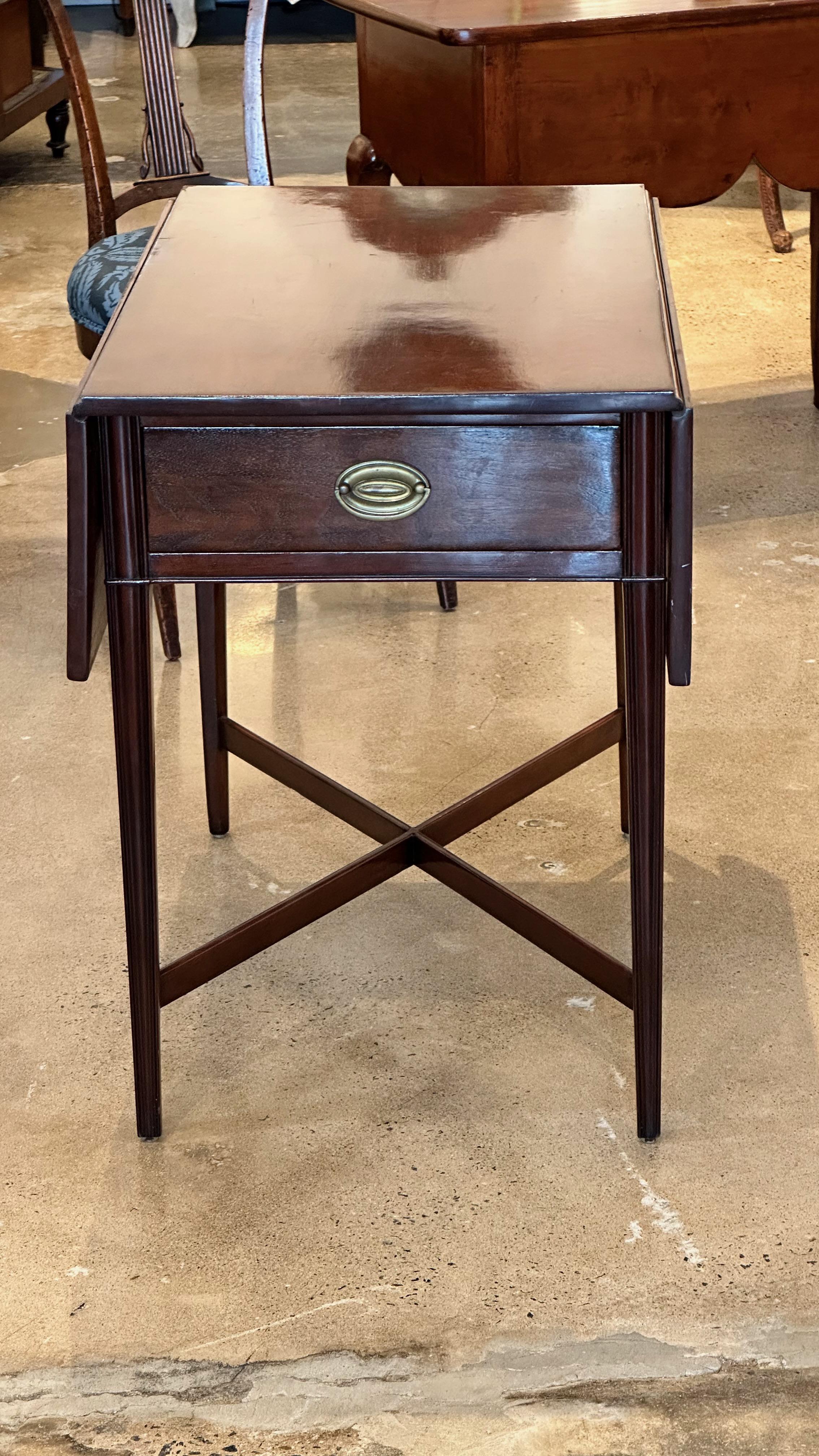 Late 19th Century Mahogany Pembroke Table In Good Condition For Sale In Charlottesville, VA