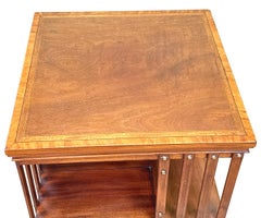 Late 19th Century Mahogany Revolving Bookcase