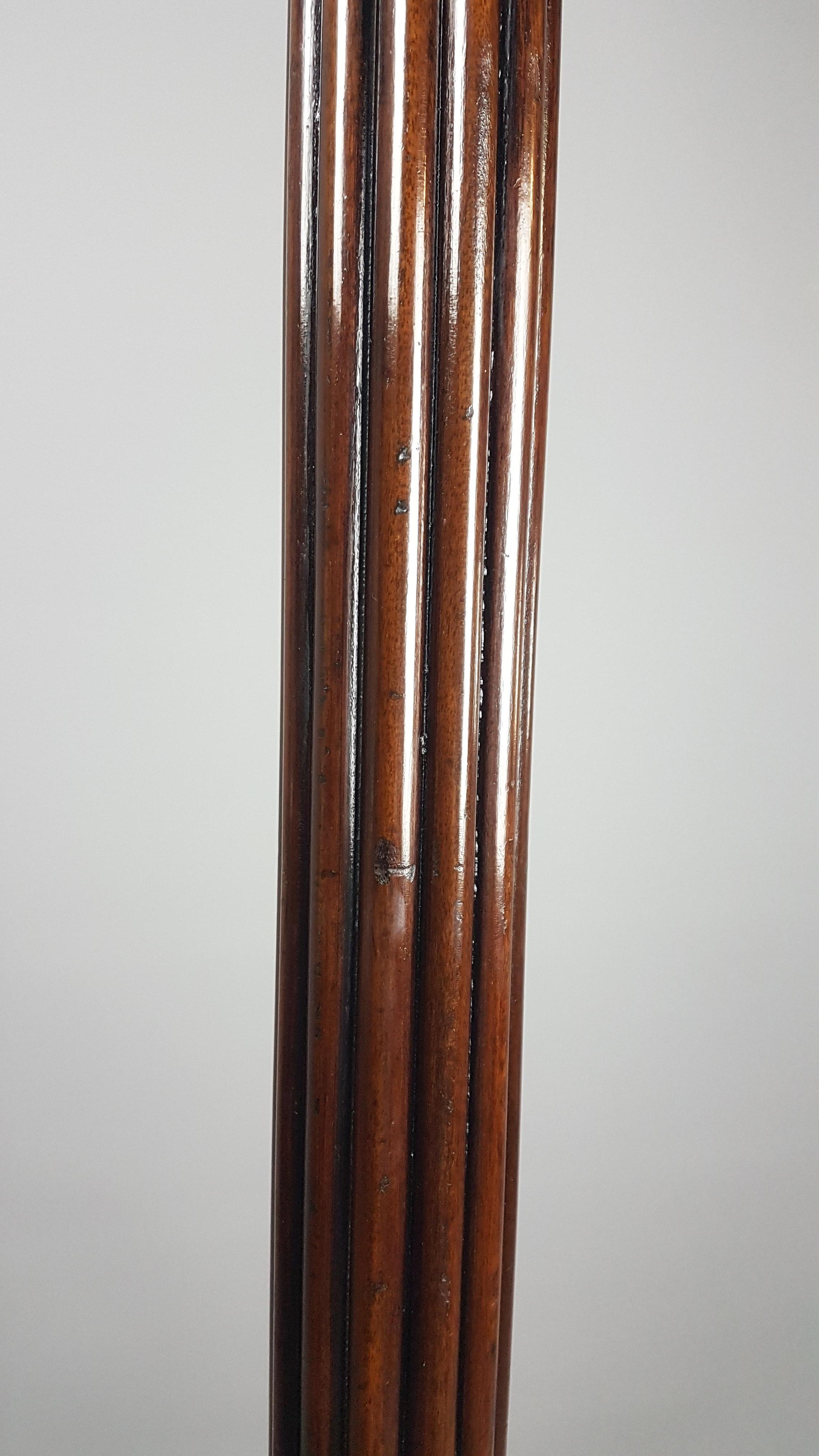 Late 19th Century Mahogany Torchère In Distressed Condition For Sale In Bodicote, Oxfordshire