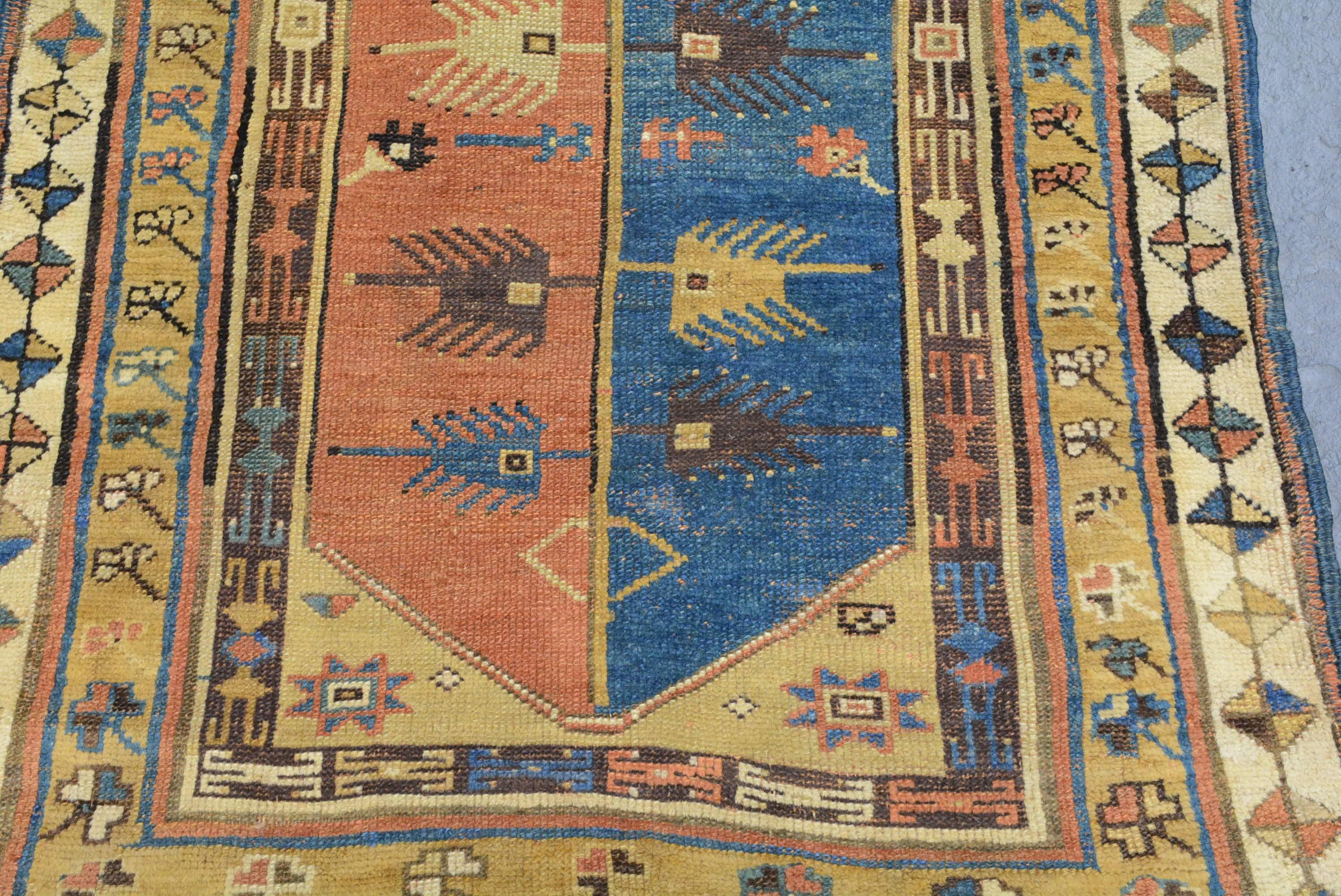 Alfombra Makri de finales del siglo XIX en Bueno estado para la venta en Closter, NJ