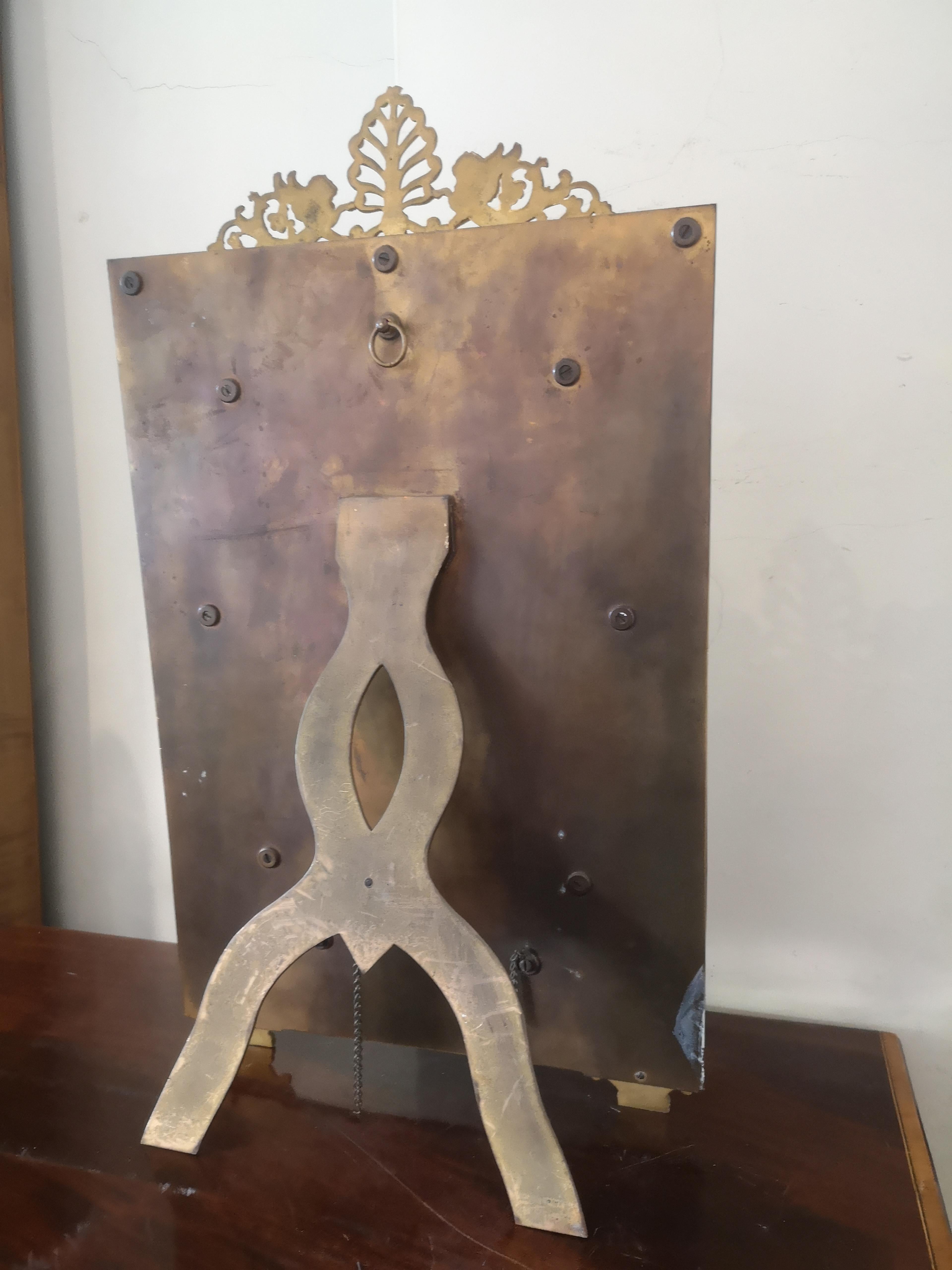 Late 19th Century Marble and Bronze Table Mirror For Sale 4