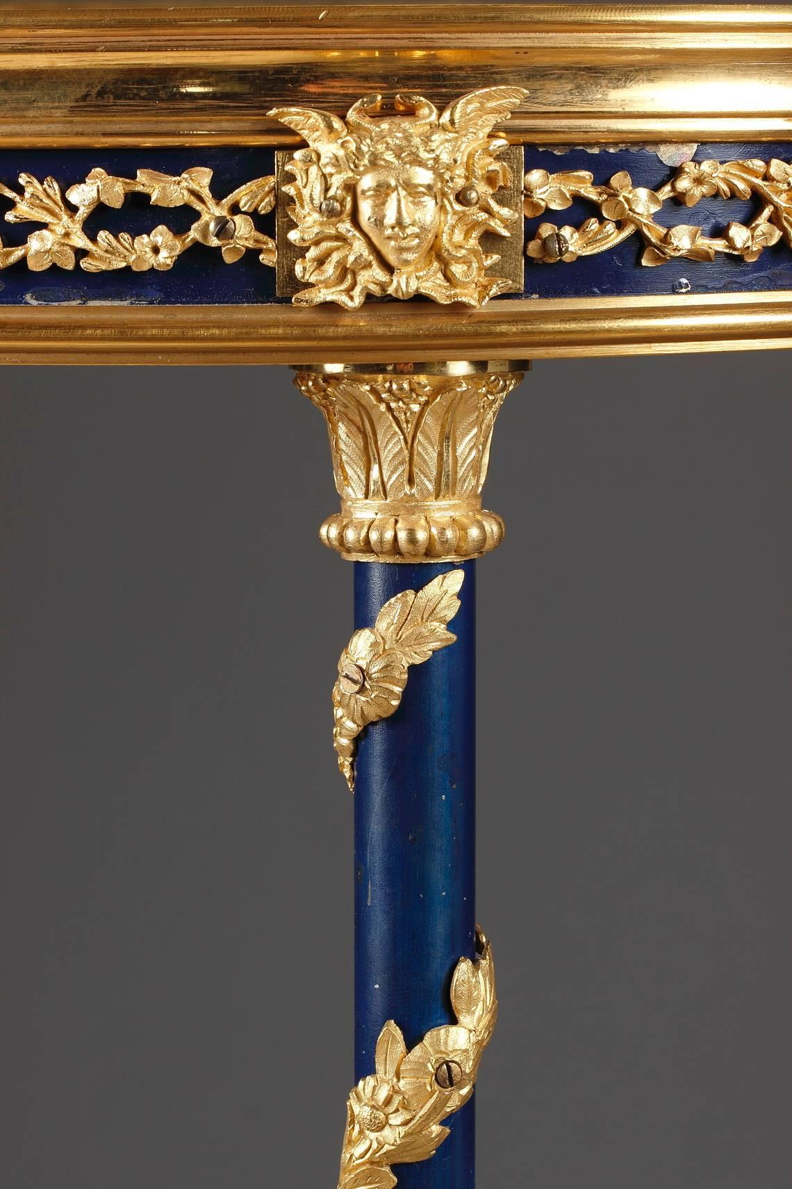 Late 19th Century Marble and Gilt Bronze Gueridon 1