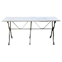 Antique Late 19th Century Marble Top Table