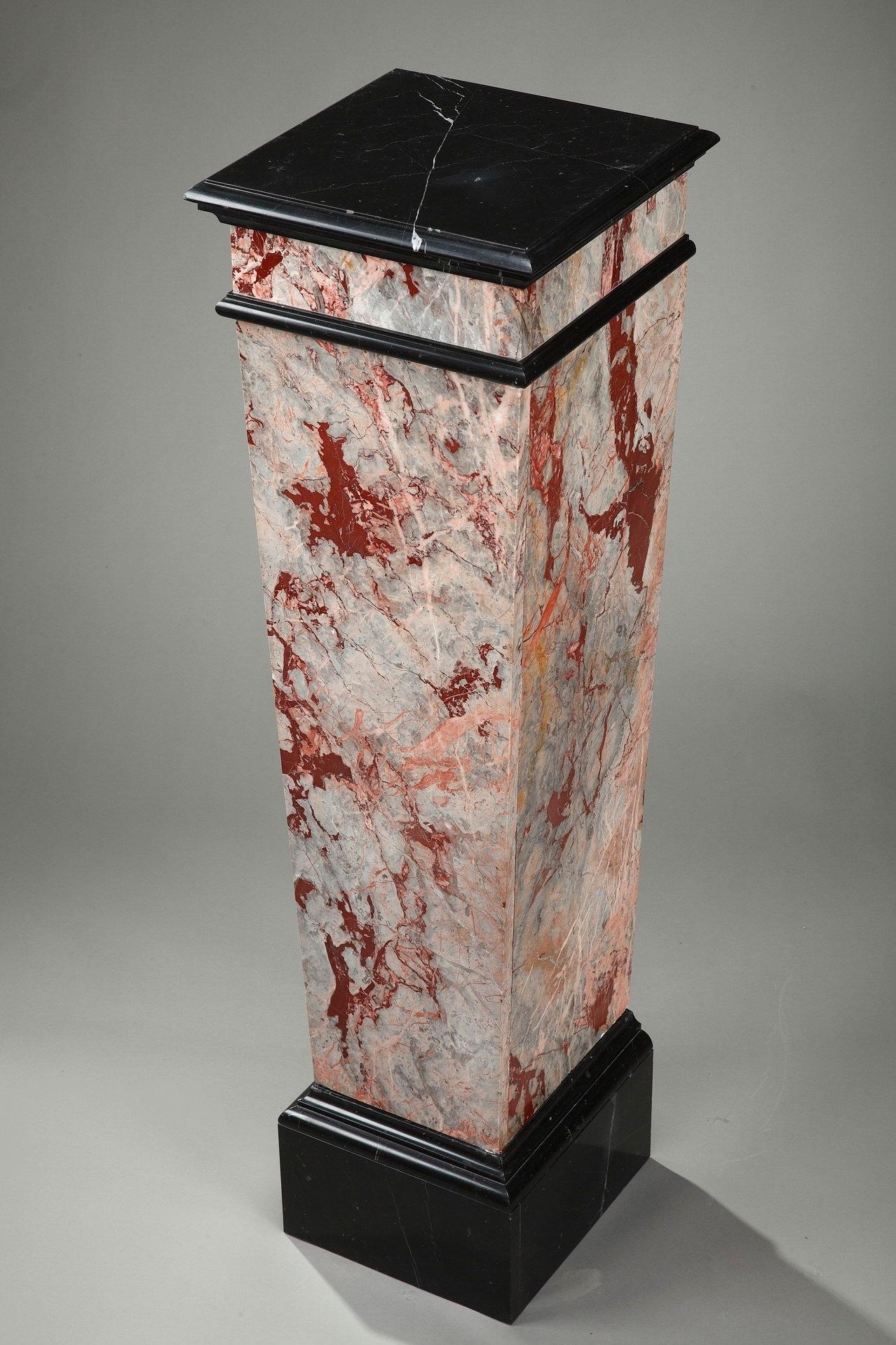 Late 19th Century Marble Veneer Pedestal 8