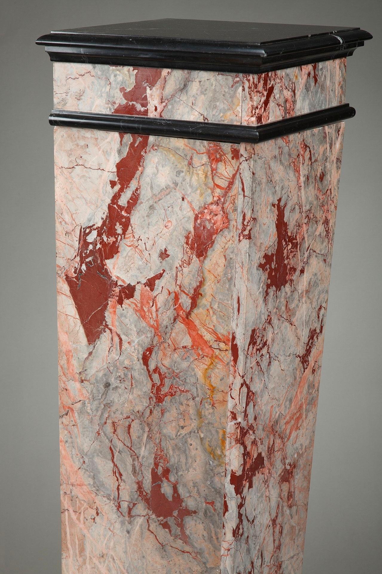 Late 19th Century Marble Veneer Pedestal 13