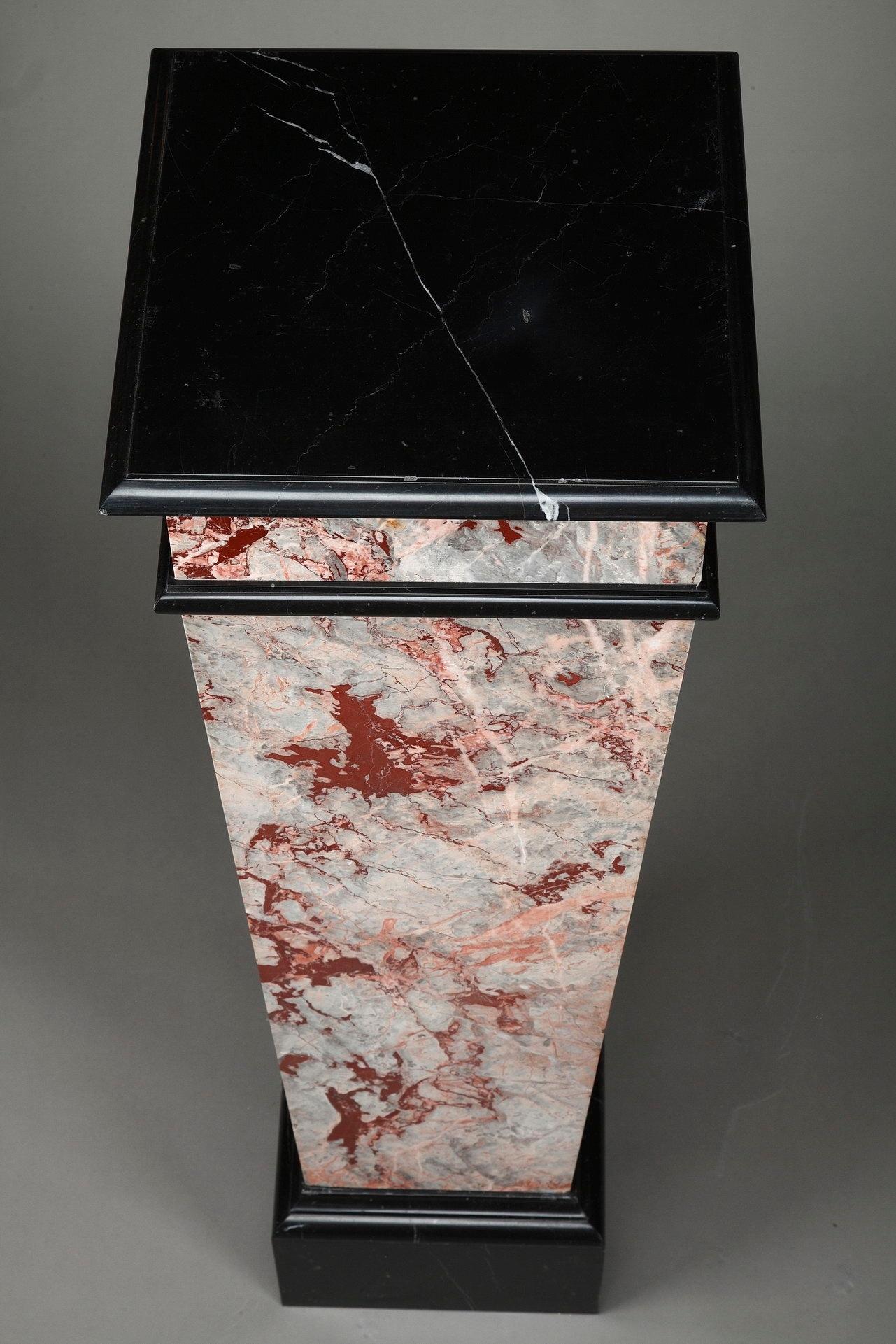Late 19th Century Marble Veneer Pedestal In Good Condition In Paris, FR