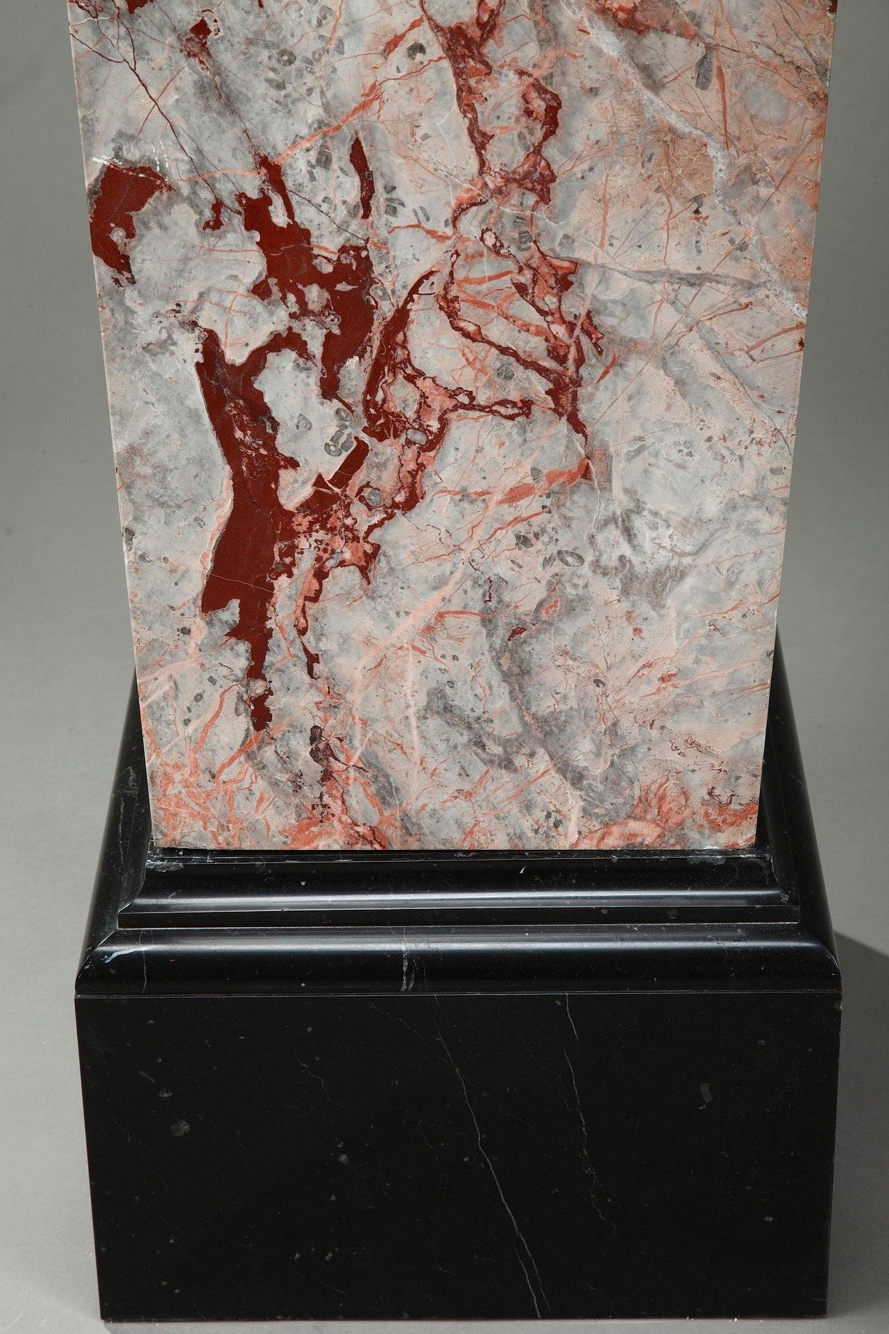 Late 19th Century Marble Veneer Pedestal 2