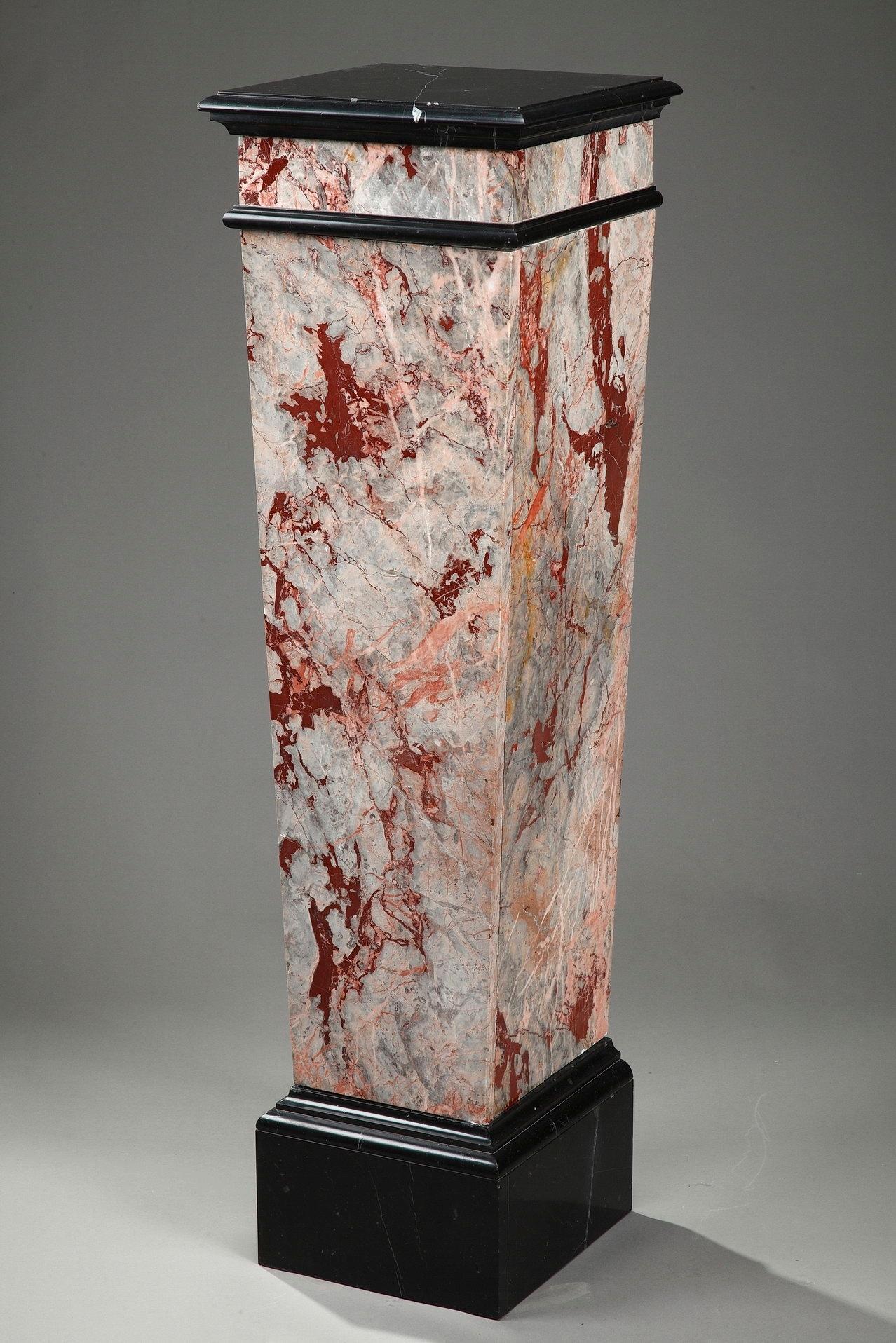 Late 19th Century Marble Veneer Pedestal 3