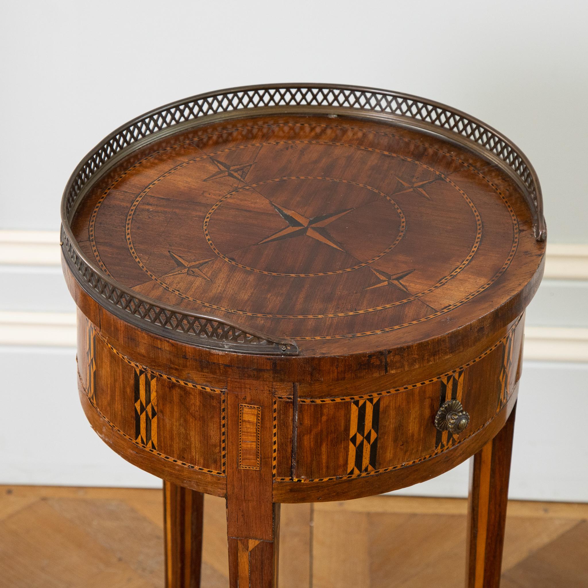 Late 19th Century Marquetry Side Table For Sale 5