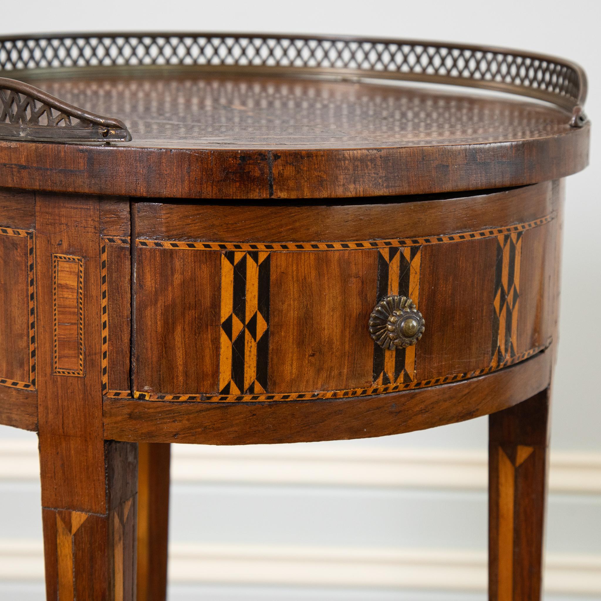 Late 19th Century Marquetry Side Table For Sale 6