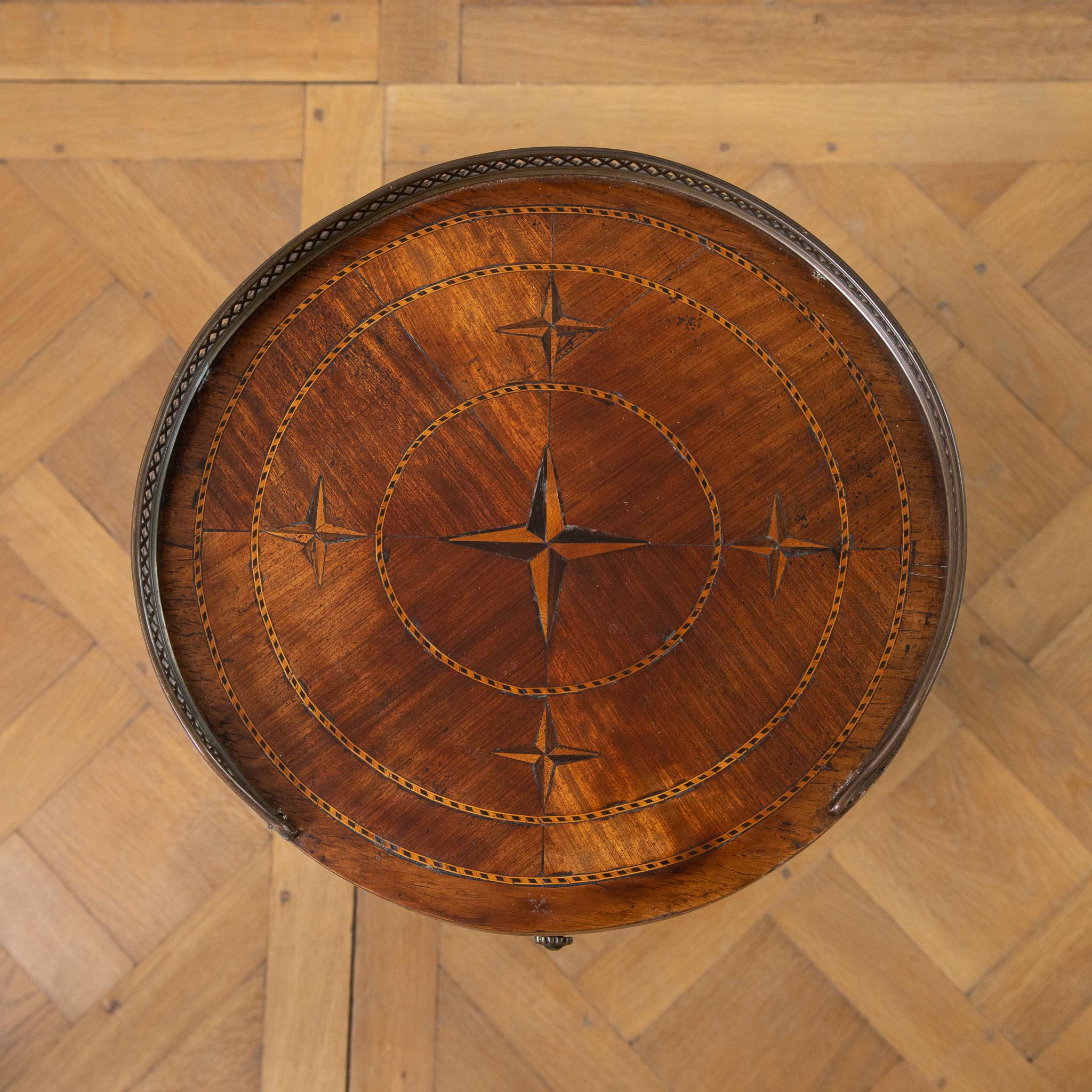 Late 19th Century Marquetry Side Table For Sale 8