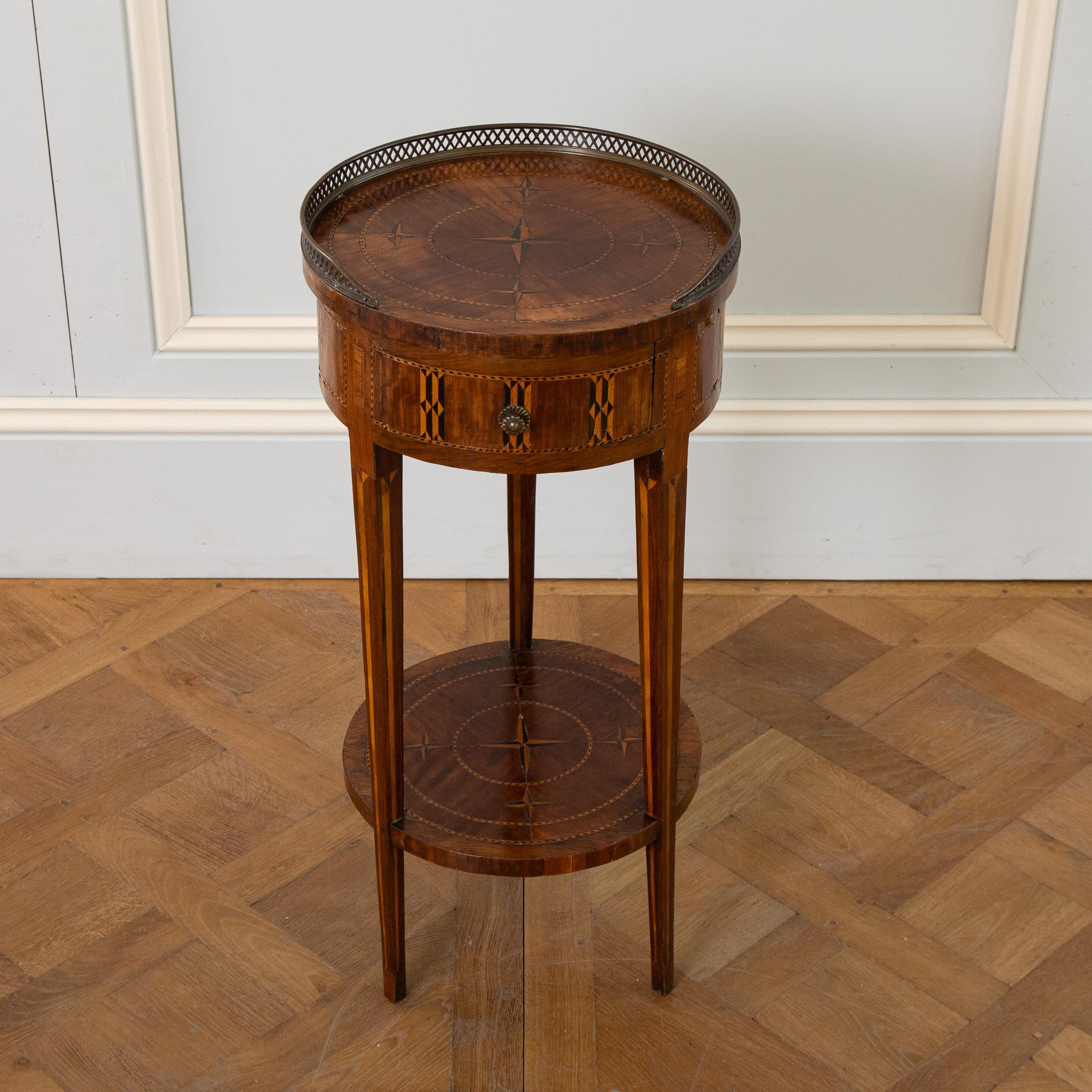 Late 19th Century Marquetry Side Table For Sale 2