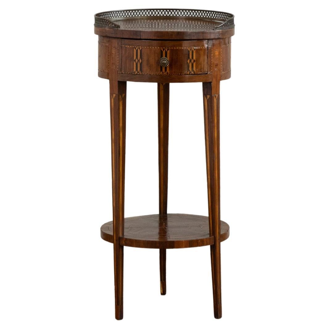 Late 19th Century Marquetry Side Table For Sale