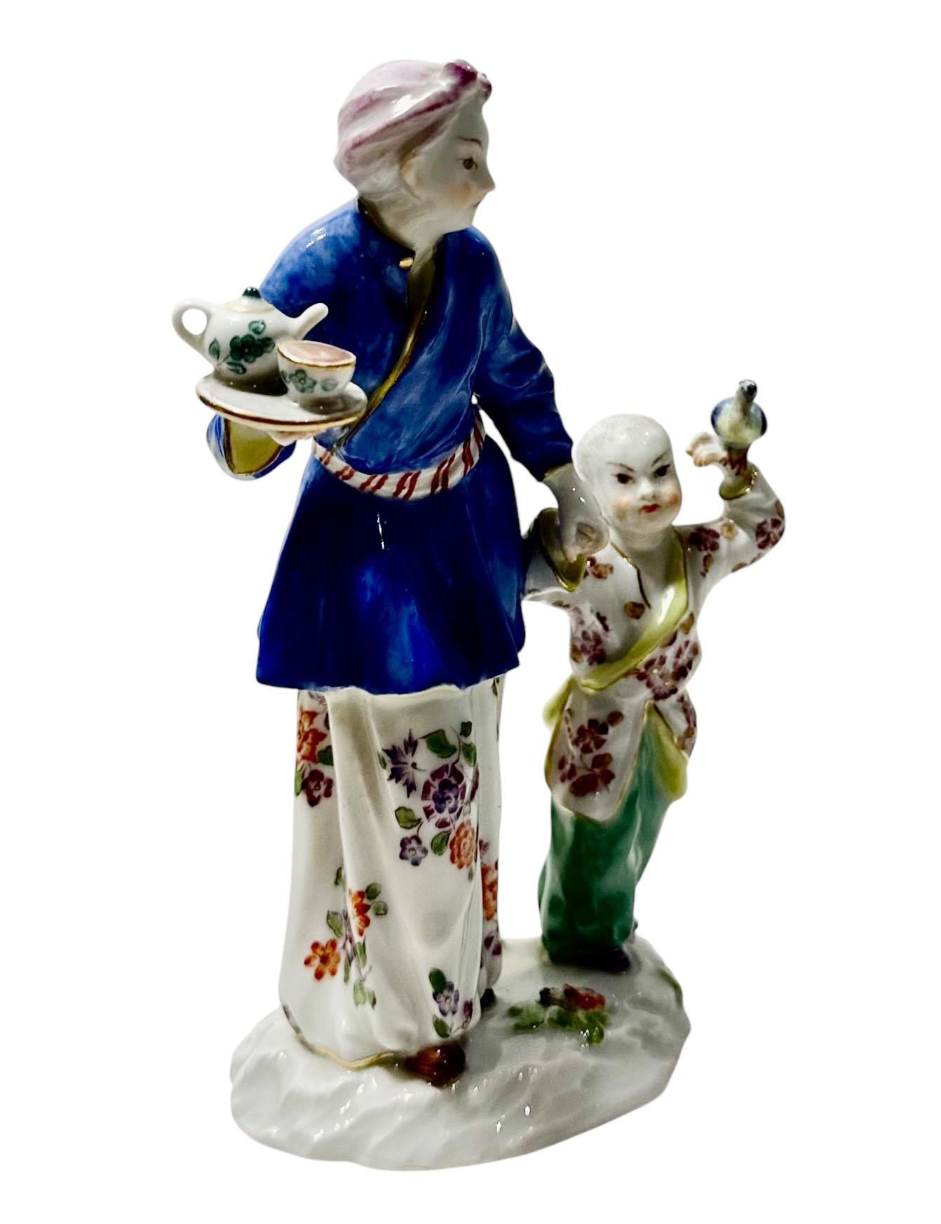 Figure di muratore della fine del XIX secolo in stile Chinoiserie In condizioni buone in vendita a Tampa, FL