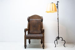 Late 19th Century Massive Throne Chair in Historicist Style