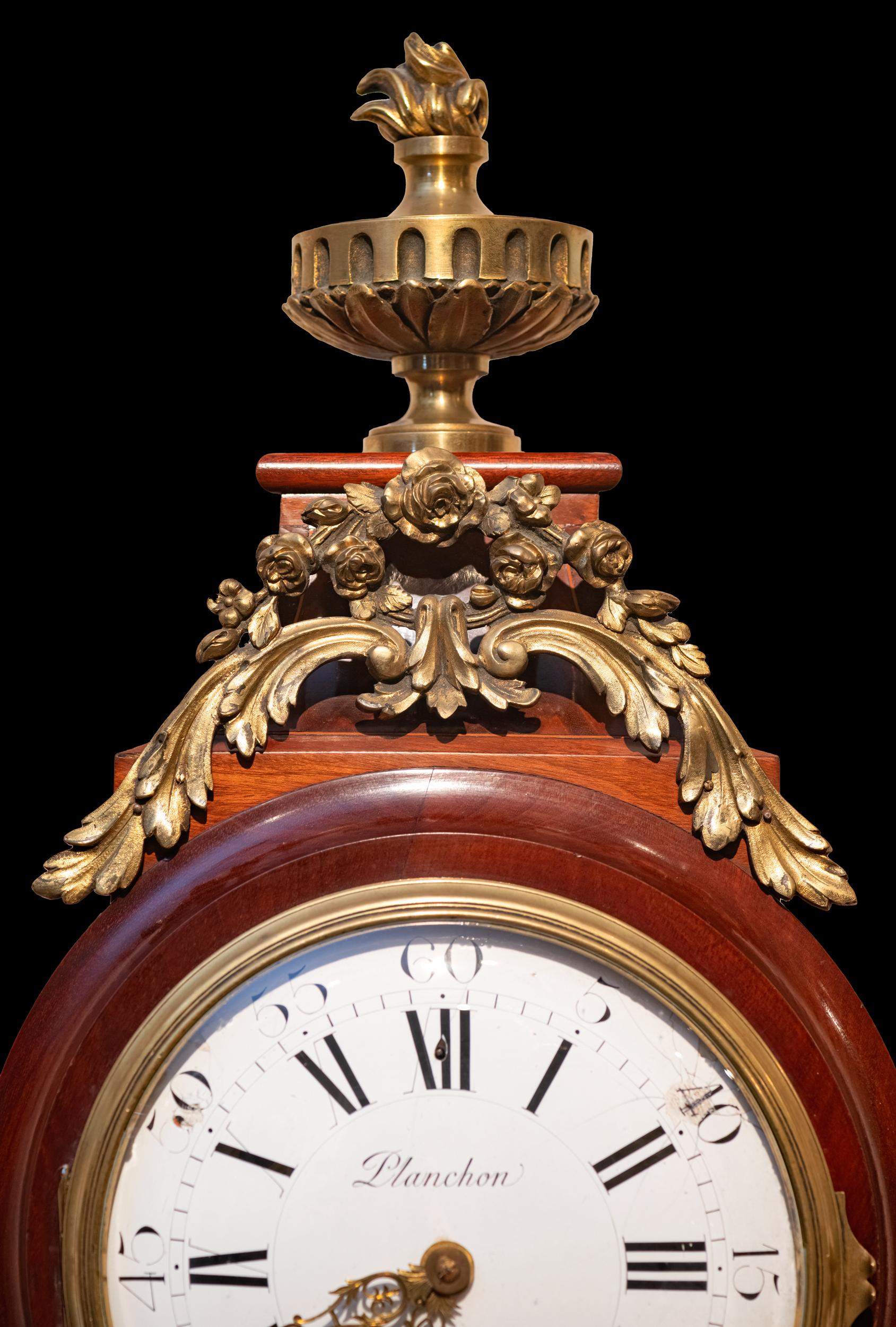 Late 19th Century Mathieu Planchon Belle Epoque French Cartel Clock In Good Condition For Sale In Dublin, IE
