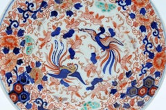 Plato Imari Japonés de Finales del Siglo XIX Periodo Meiji