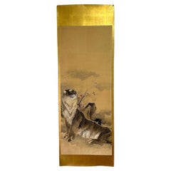 Late 19th century (Meiji period) painting depicting tiger