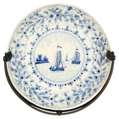 Late 19th Century Meissen Seascape Charger