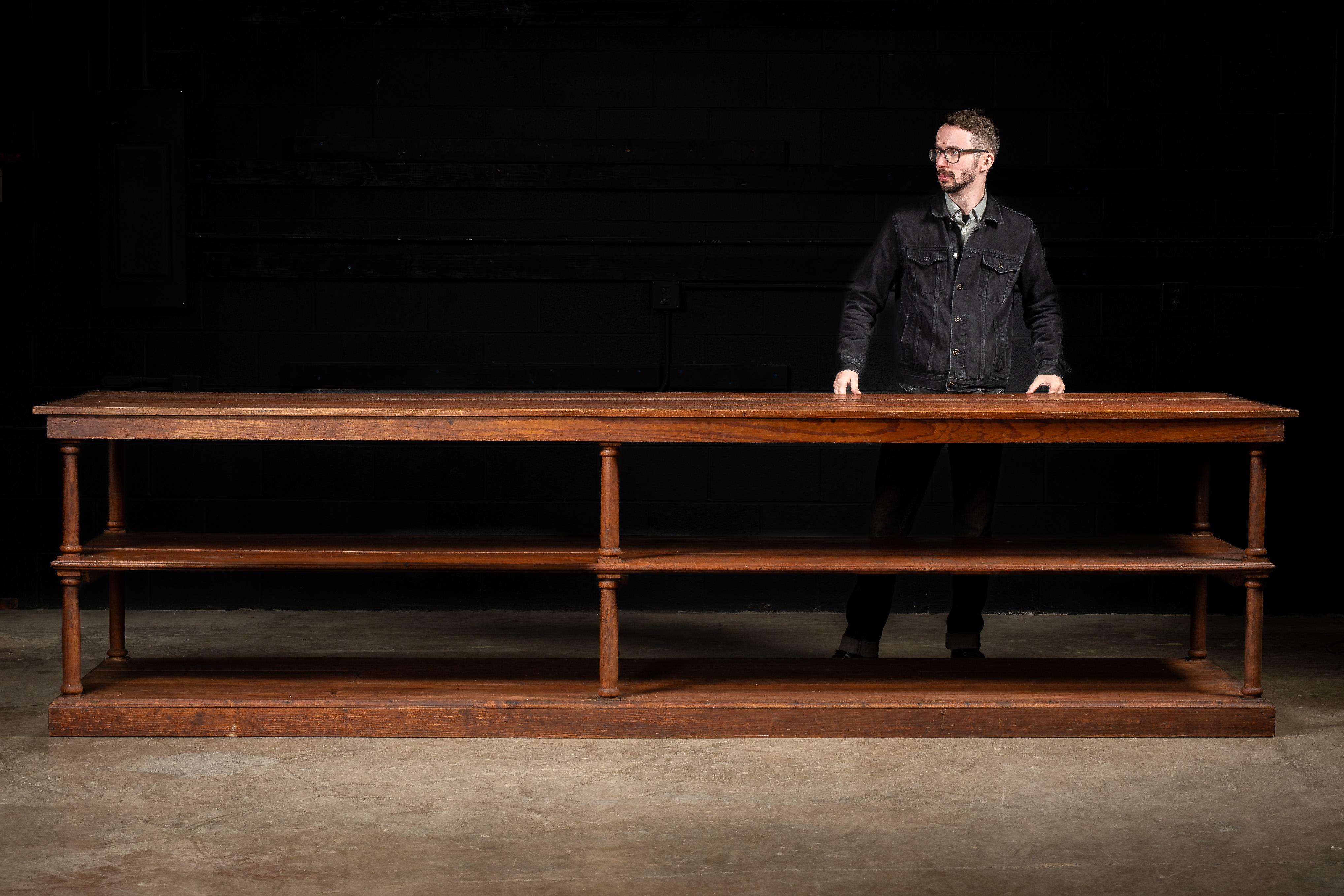 American Craftsman Late 19th Century Mercantile Table