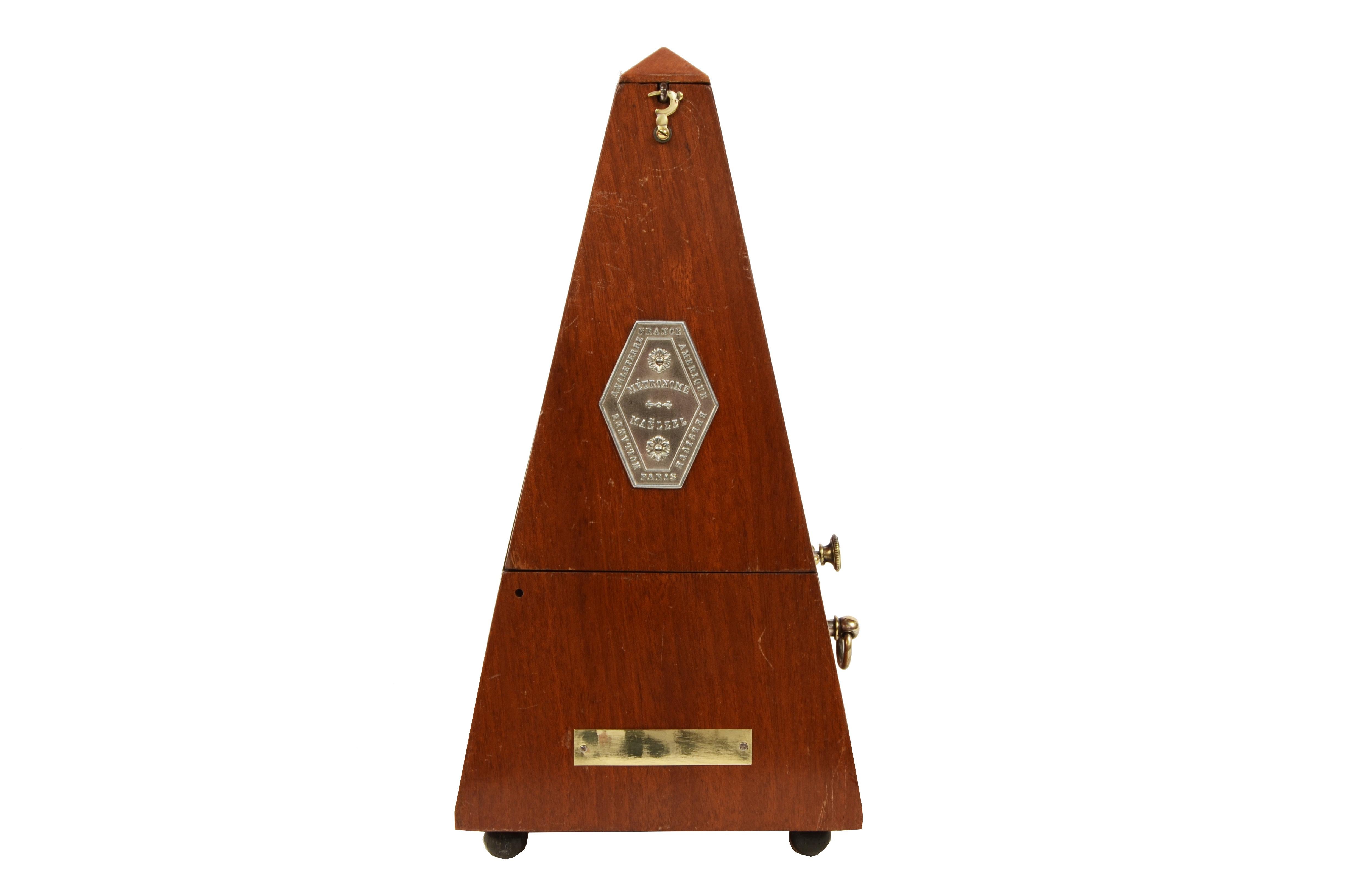 Late 19th Century Metronome Antique Instrument to Measure the Tempo of Music In Good Condition In Milan, IT