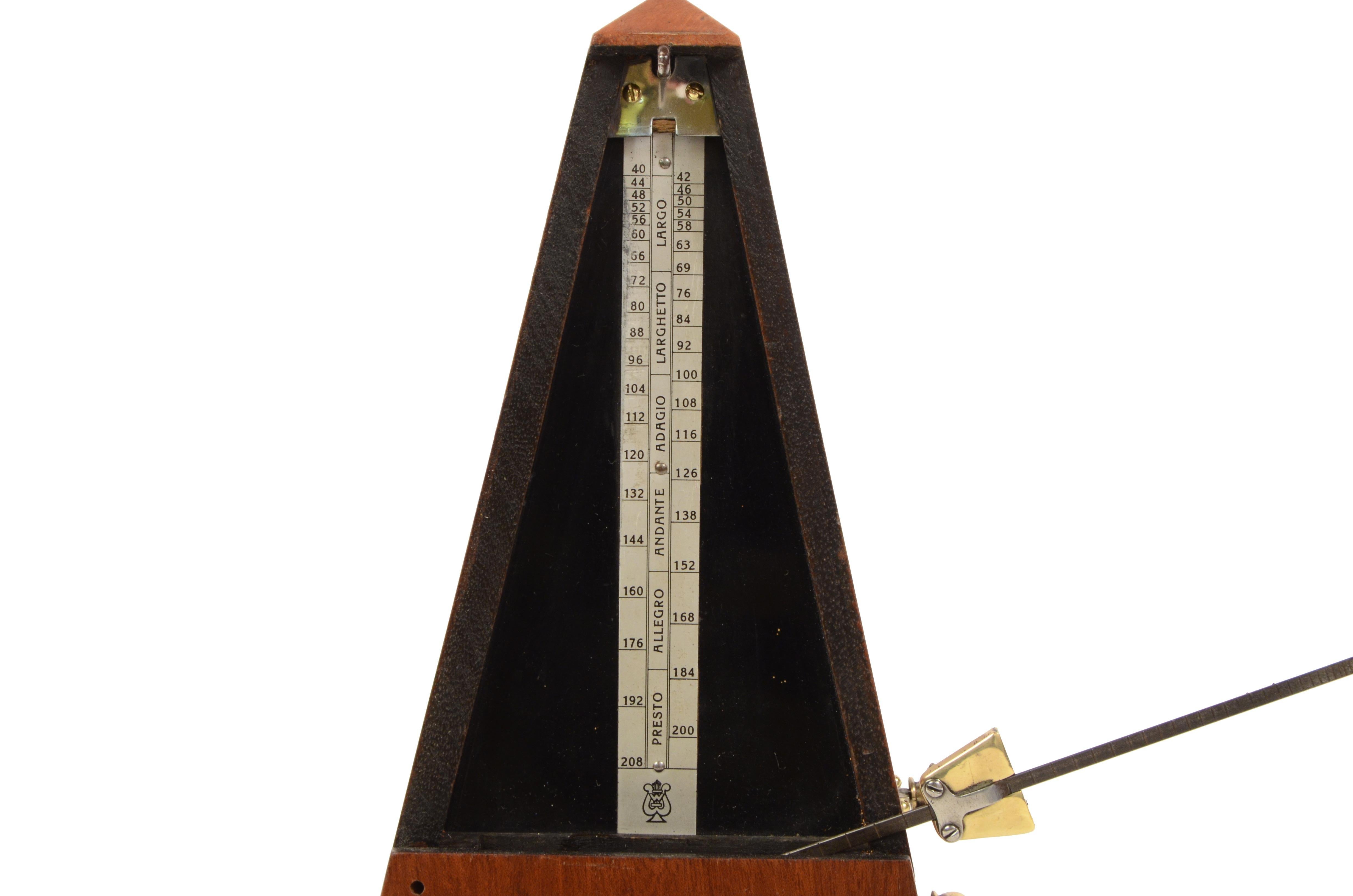 Late 19th Century Metronome Antique Instrument to Measure the Tempo of Music 1
