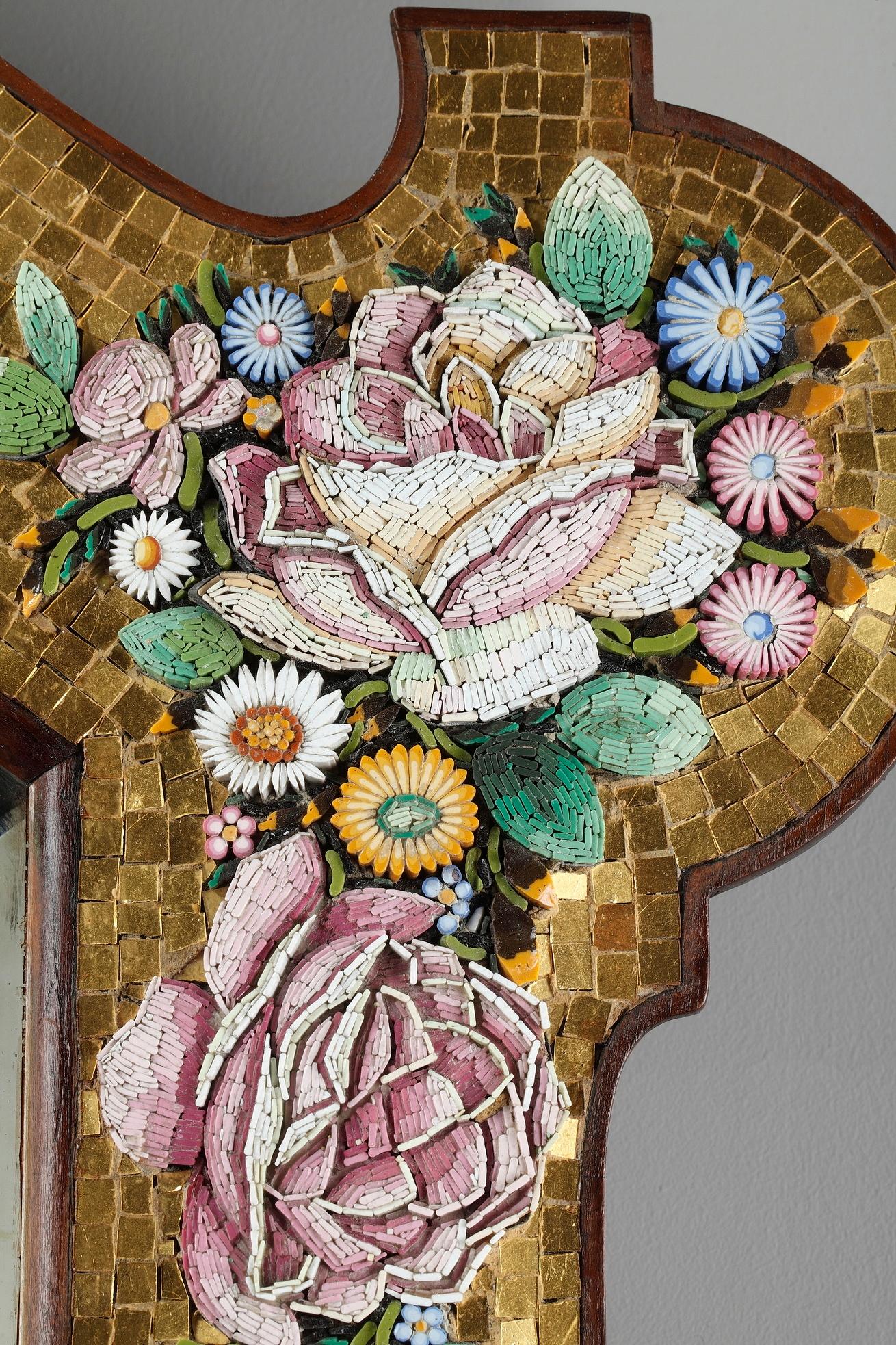 Late 19th Century Micromosaic Mirror, Venice For Sale 7