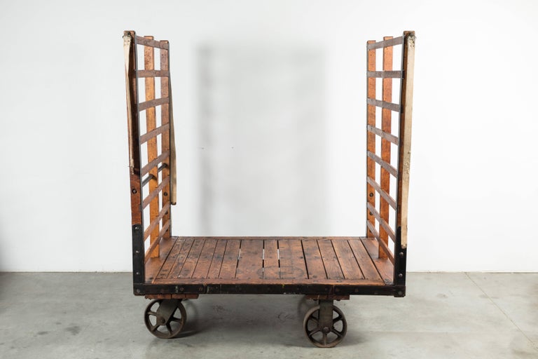 Late 19th Century Midwestern Train Depot Luggage Cart at 1stDibs