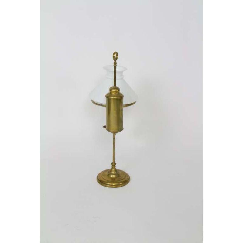 Laiton Lampe à huile The Boudoir de Miller de la fin du XIXe siècle en vente