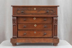 Late 19th Century Mini 4 Drawer Mahogany Dresser