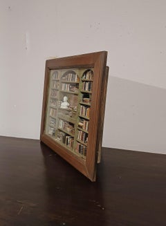 LATE 19th CENTURY MINIATURE BOOKCASE