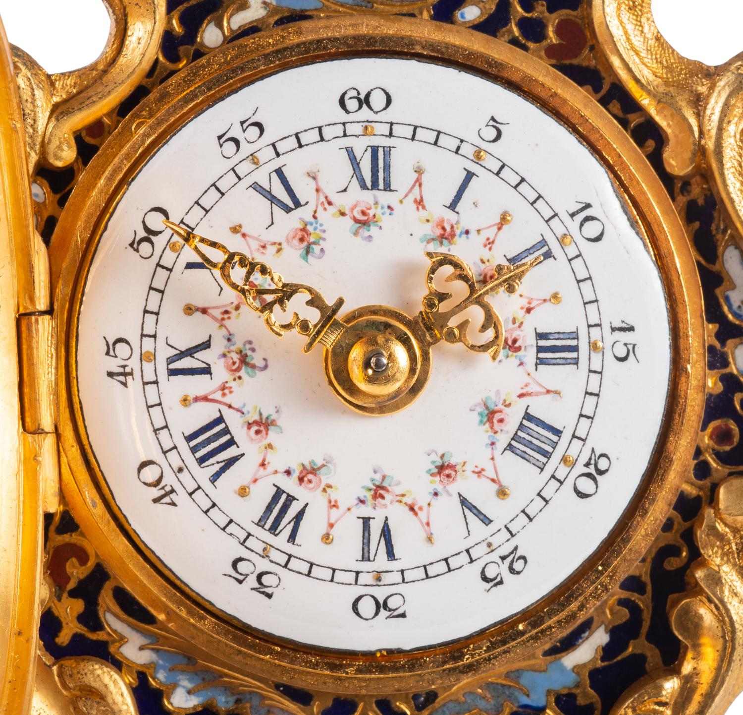 Late 19th Century Miniture French Longcase Clock  3