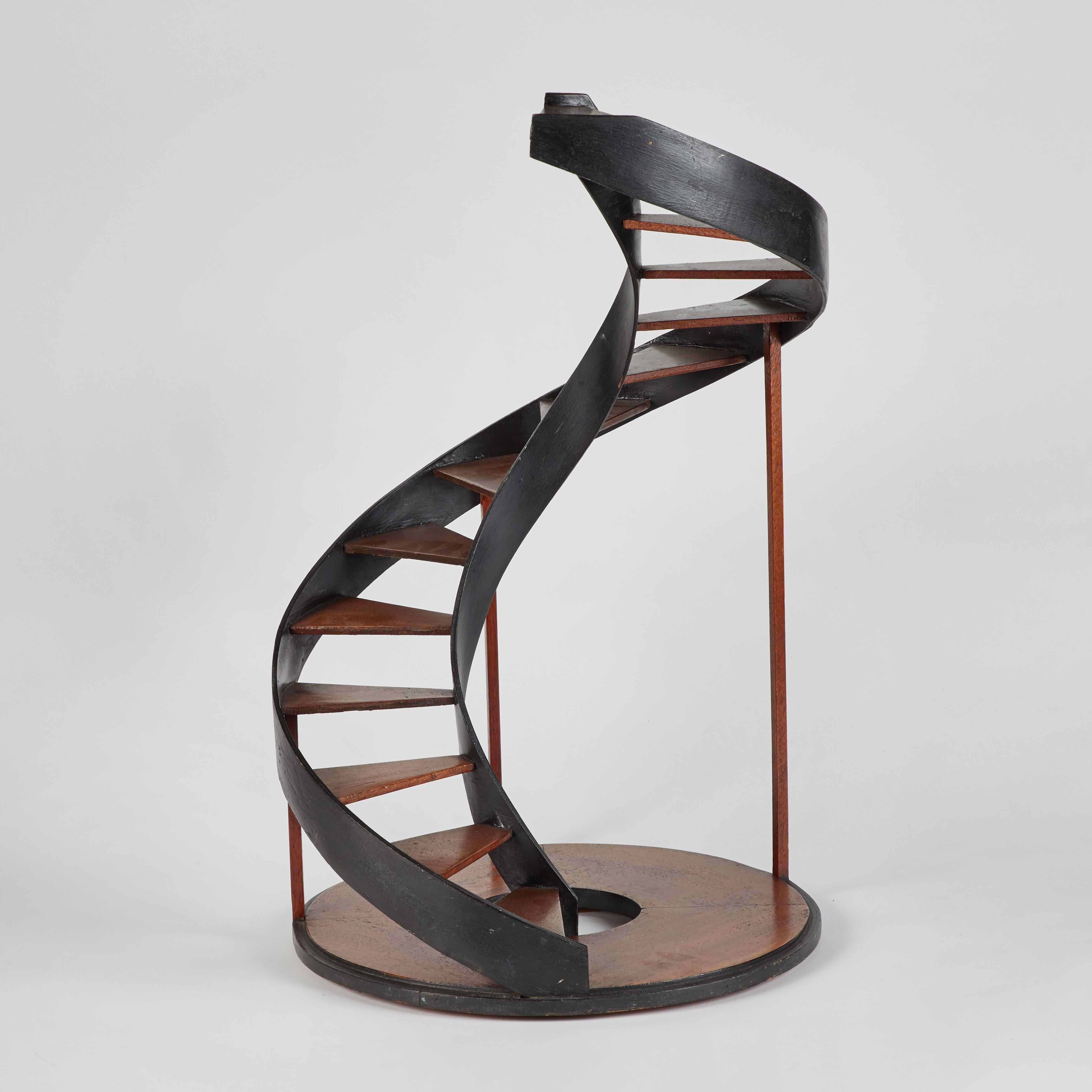 French Late 19th Century Model of a Circular Staircase from France For Sale