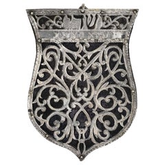 Antique Late 19th Century Moroccan Silver Cover for a Mezuzah