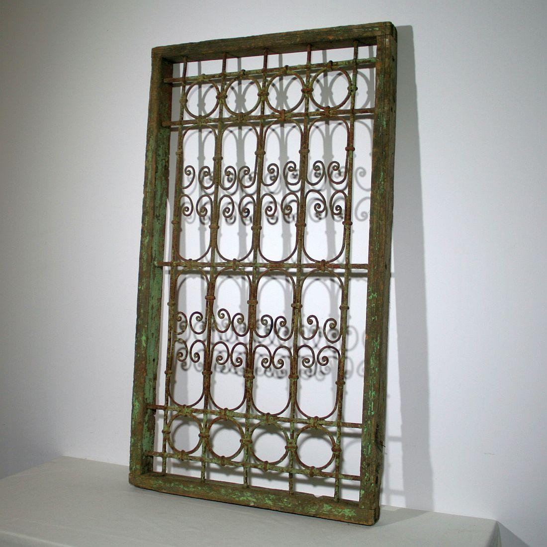 Forged Late 19th Century Moroccan Window Frame