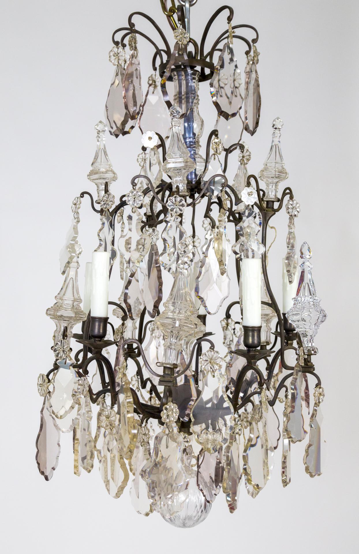 multi drop chandelier