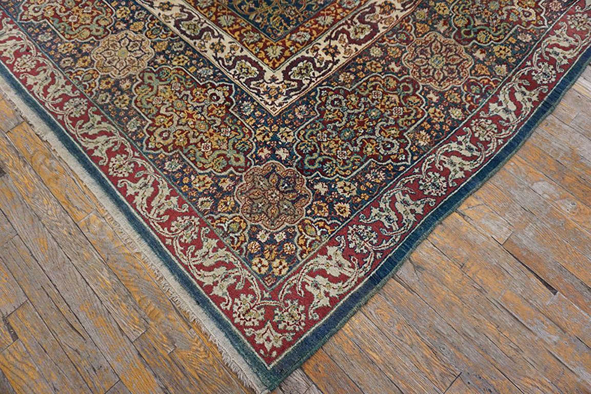 Late 19th Century N. Indian Agra Carpet ( 10'8