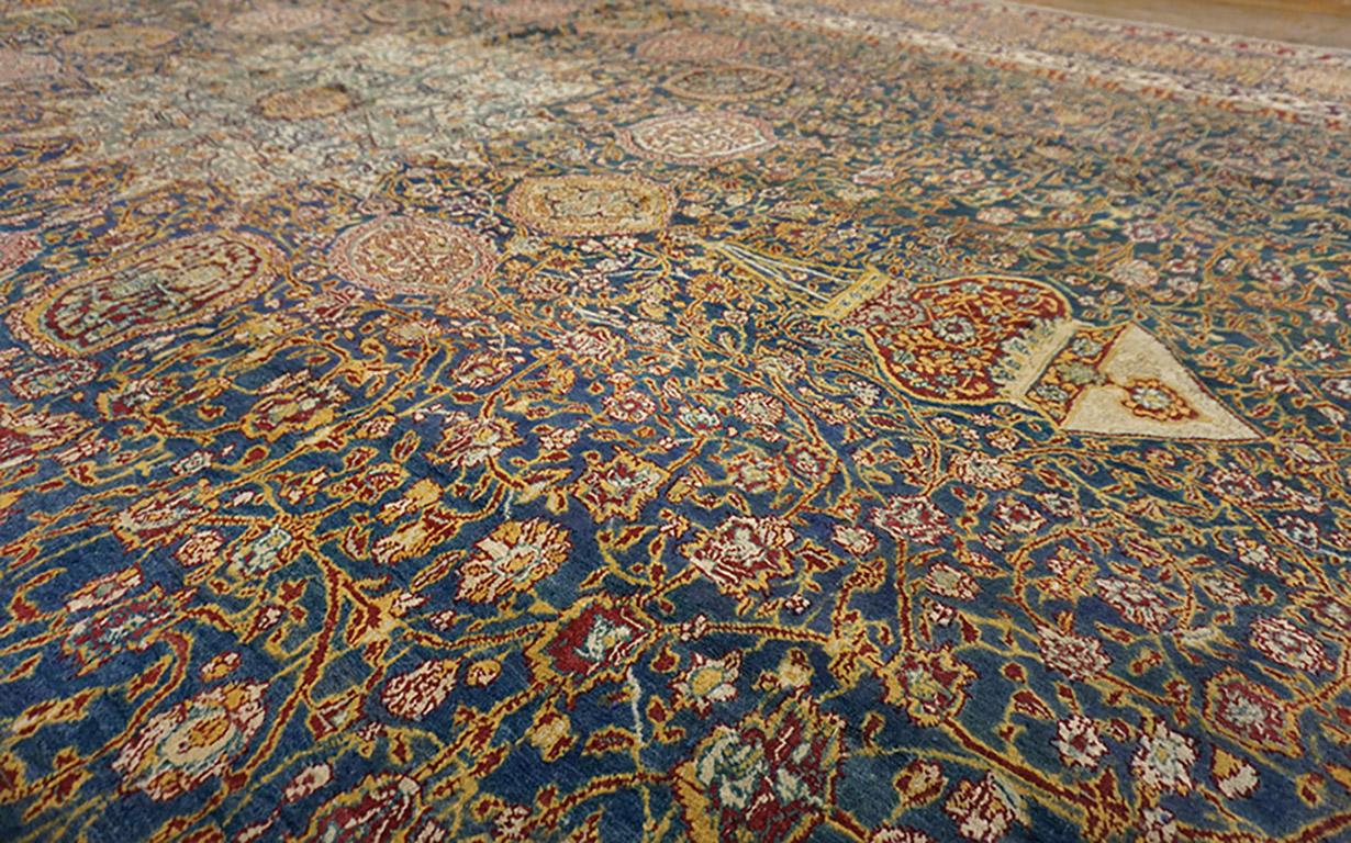 Late 19th Century N. Indian Agra Carpet ( 10'8