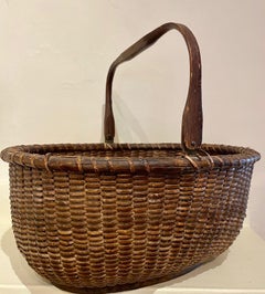 Nantucket Large Oval Basket by Mitchy Ray, circa 1920s