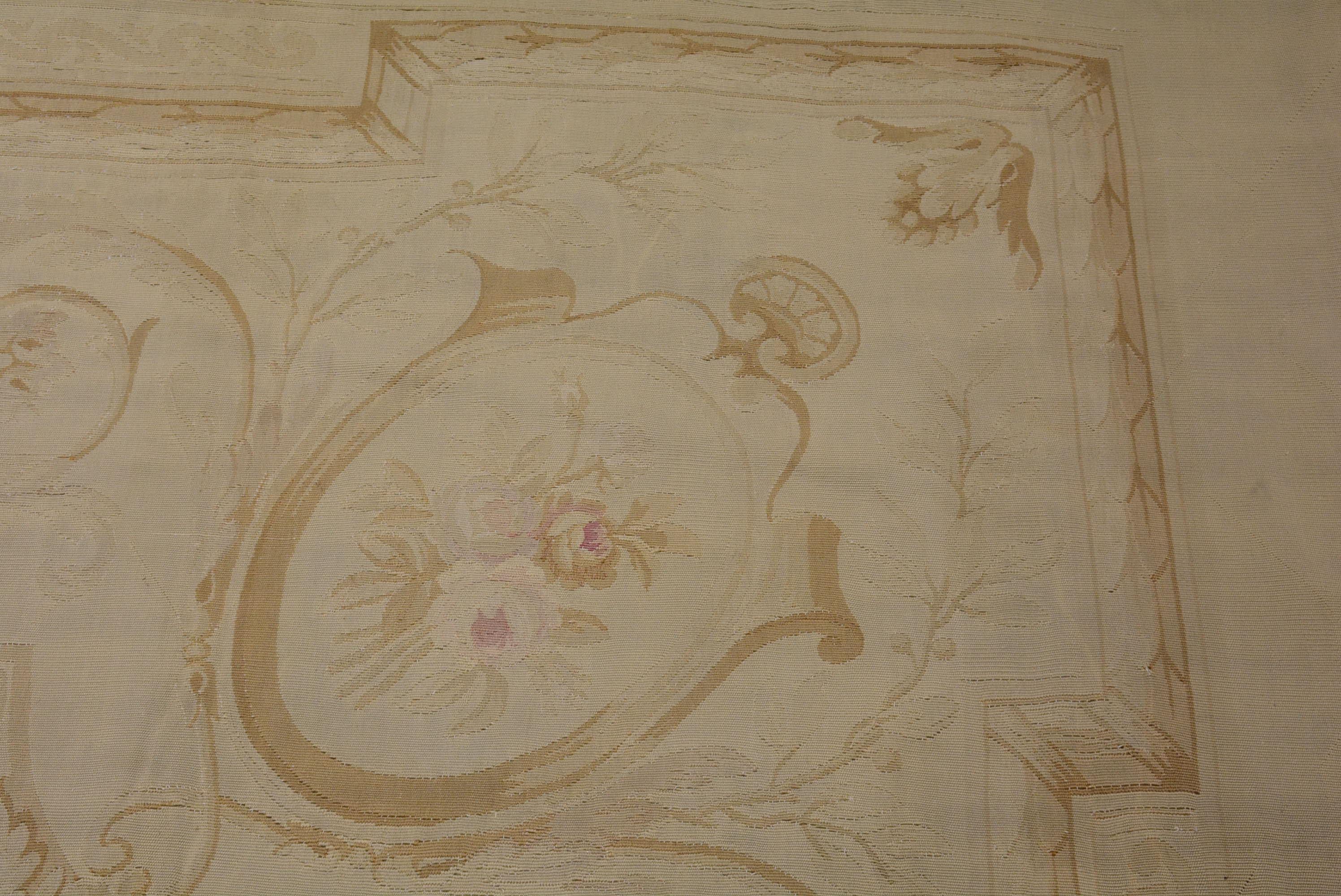 Late 19th Century Napoleon III Aubusson Carpet For Sale 3