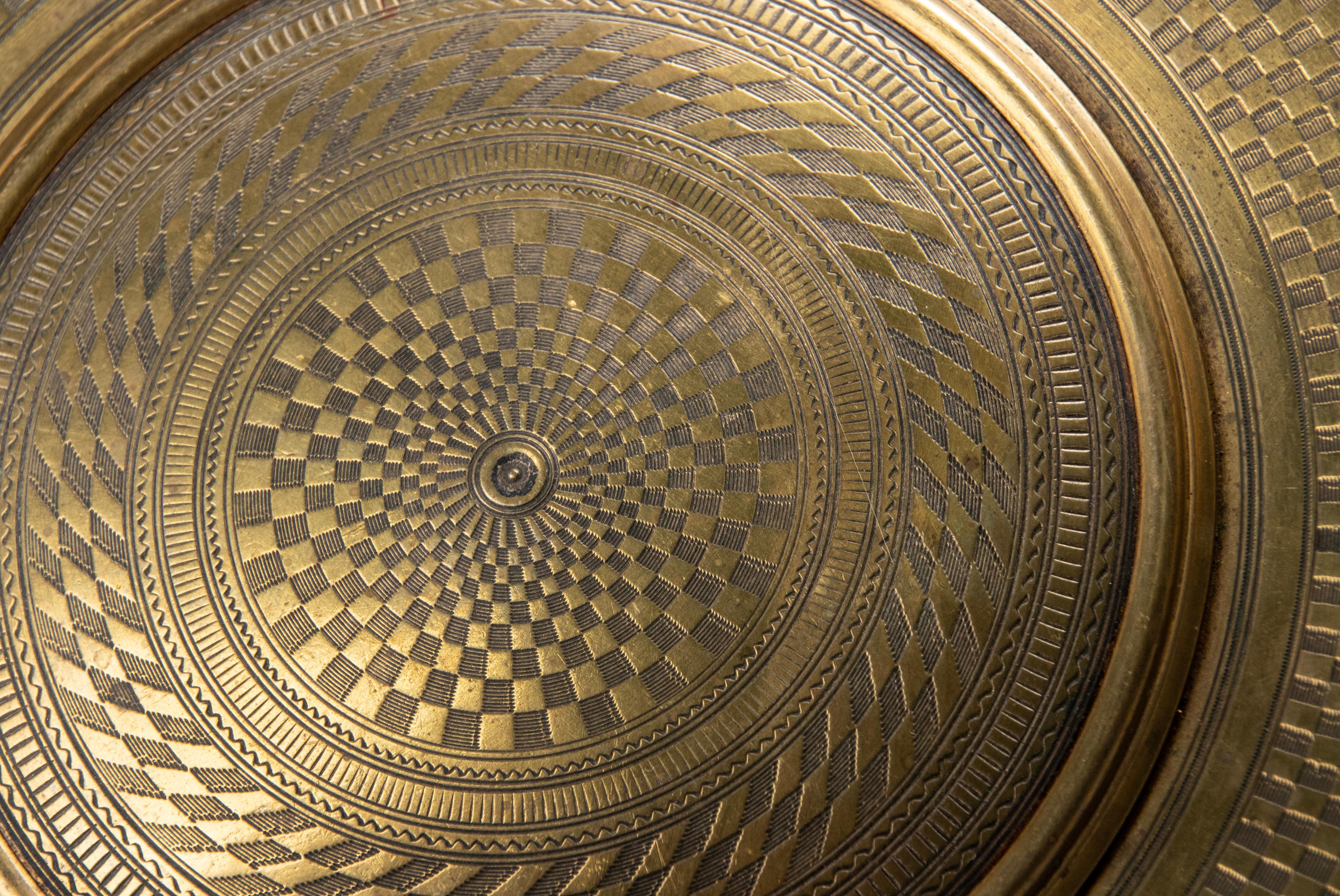 Plato Tazza de Bronce Napoleón III de finales del siglo XIX 10